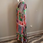 Tolani Collection Siana Patchwork Flounce Hem Dress Photo 3