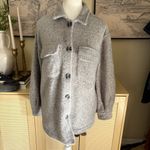 Z Supply Trucker Jacker Grey Fuzzy Oversized Size Extra Small Photo 3