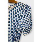 Boden Knot Detail Jersey Geo Mini Dress Size US/2R Blue Photo 7
