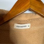 Andthewhy  Tan Fleece Checkered Shacket Size Medium Photo 2