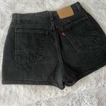 Levi's VINTAGE 90s Orange Tab Levi’s Slim Fit Shorts Black Jean Shorts Photo 9