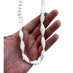 Vintage Bleached Lava Stone and Pearl Choker Photo 3