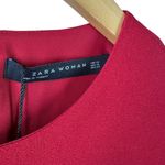 ZARA NWT Woman Red Guipure Lace Trim Romper Size XS Photo 6