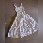 SheIn Maxi Dress Womens White Sleeveless Cotton Polyester Stretch Wide Skirt L Photo 13