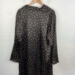 Morgan Taylor  Intimates Floral Black sleep night gown button down size 2X XXL Photo 5