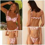 Dippin' Daisy's  Cherry print 2 piece swimsuit bikini Set, size M, NWT Photo 1