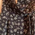 American Eagle  Outfitters Black Floral Jumpsuit Women Size Small Petite Photo 2