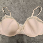 J. Crew Size 34D Cotton & Lace Tshirt Bra Light Pink Photo 0