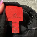 JS Collections  Black Mesh Long Sleeve Blouse Photo 2