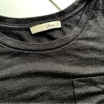 Aritzia WILFRED FREE Subah t-shirt twist knot pocket jersey short sleeve Medium Photo 2