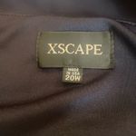 XScape  Capelet Mini Dress Navy Blue Sequin Trim Sheath Sheer Cape 2OW NWT Photo 7