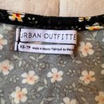 Urban Outfitters Black w/ White & Yellow Floral Details Short Sleeved Romper -XS Photo 2