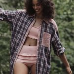 Anthropologie  Flannel Boyfriend Buttondown Shirt Photo 1