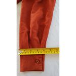 Westbound  Blouse Blazer Women's 1X Orange Pleated Long Sleeve Photo 10
