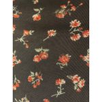 No Boundaries , black floral mesh ruffle blouse Photo 4