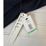 Nicole Miller NWT  Mini Sheath Dress Navy Blue & Pink Bell Sleeve Career Size 8 Photo 8