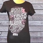 District made black cowgirl T Photo 0