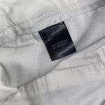 Avenue  White Flat Front Stretch Cotton Bermuda Chino Shorts Women's Size 18 Photo 6