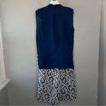 Halogen  Top Skirt 2 Piece Set Womens Large 14 Lace Modest Spring Church Office Photo 5