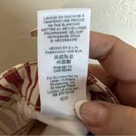 Free People  Red Cream Pencil Denim Skirt Photo 6