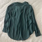Lizard Thicket ANNALISE TEAL LONG SLEEVE COLLARED TOP Photo 4