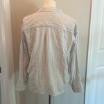 Levi's 😍😍 Cutest Levi’s White / Blue Striped Button Down Long Sleeve Shirt Photo 5