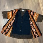 Naturally Yours Honolulu Hawaii Women’s Attached Vest Layered Blouse Size Medium Photo 6