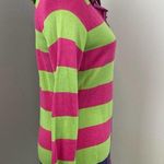 NEW Krimpson Klover Bright Striped Button Down Cardigan Photo 3