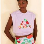 Adidas NWT  x Farm Rio Sleeveless Tee Purple Photo 0