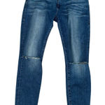 True Religion jennie curvy skinny jeans ripped knees mid rise denim women’s 29 Photo 0