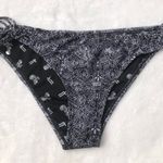 William Rast Black & White Floral Bikini Bottom L Photo 1