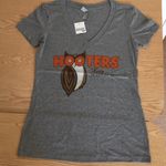Hooters New Womens  V-Neck Shirt Stretchy TX Medium Photo 0