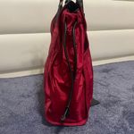 Burberry . Red Nylon Tote Bag Photo 5