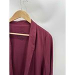 Trace Fashion Womens Magenta Blazer Jacket Organic Cotton Size L Sustainable Red Size L Photo 3