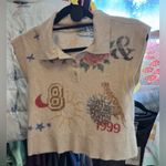 Pilcro NWOT Anthropologie The Jensen Cashmere Muscle Tank - multi - medium Photo 6