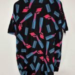 LuLaRoe Oversized Novelty Lip Stick Print Irma Top Size XXS Photo 4