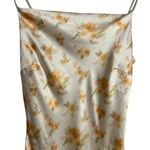 Holzweiler Eila Cream Yellow Floral Print Satin Midi Slip Dress Size XS Photo 7