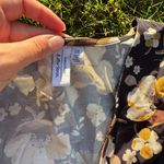 & Other Stories Paris Atelier Other Stories Women’s M Cut Out Belly Long Sleeve Floral Top Photo 4