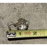 Alexis Bittar White Clear Gray Lucite Crystal Dangling Ball Clip Earrings RARE Photo 9