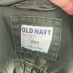 Old Navy green utility elevated basics minimalist S drawstring jacket Photo 2