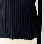 Red Camel  Solid Black Comfy Knit Long Sleeve Top Womens Small Photo 4