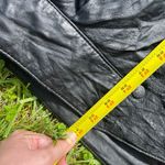 Vintage 1980s Venezia women’s lace leather jacket biker motorcycle 18/20 Black Photo 7