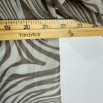 Princess Polly Blouse 6 Beige Brown Swirl Print Y2K Sheer Button Down Top Indie Photo 6