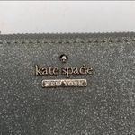 Kate Spade Silver Glitter  Keychain Wallet/Coin Purse Photo 1