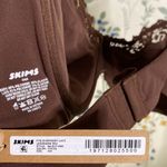 SKIMS  FITS EVERYBODY LACE UNDERWIRE BRA‎ COCOA 44A brown NWT Photo 7