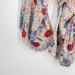 Roller Rabbit Asian Kimono Inspired Long Sleeve Satin Floral Luxury Robe XS/S Photo 5