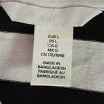 H&M Striped T-Shirt Dress Sz L Photo 3