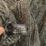 Hooded cable knit wool Photo 5