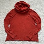 Free People FP Beach Top Cocoon Cowl Pullover Cowl Neck Long Sleeve Orange XS/S Photo 2