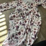 CADEN LANE Millie's Dusty Rose Garden Knit Maternity Robe Size M Photo 4